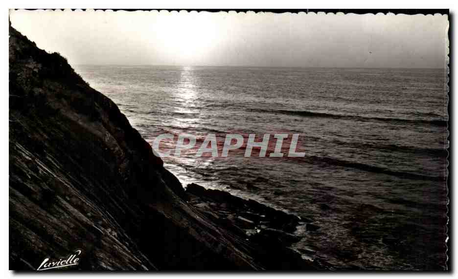 CPM Falaises de Socoa au crepuscule