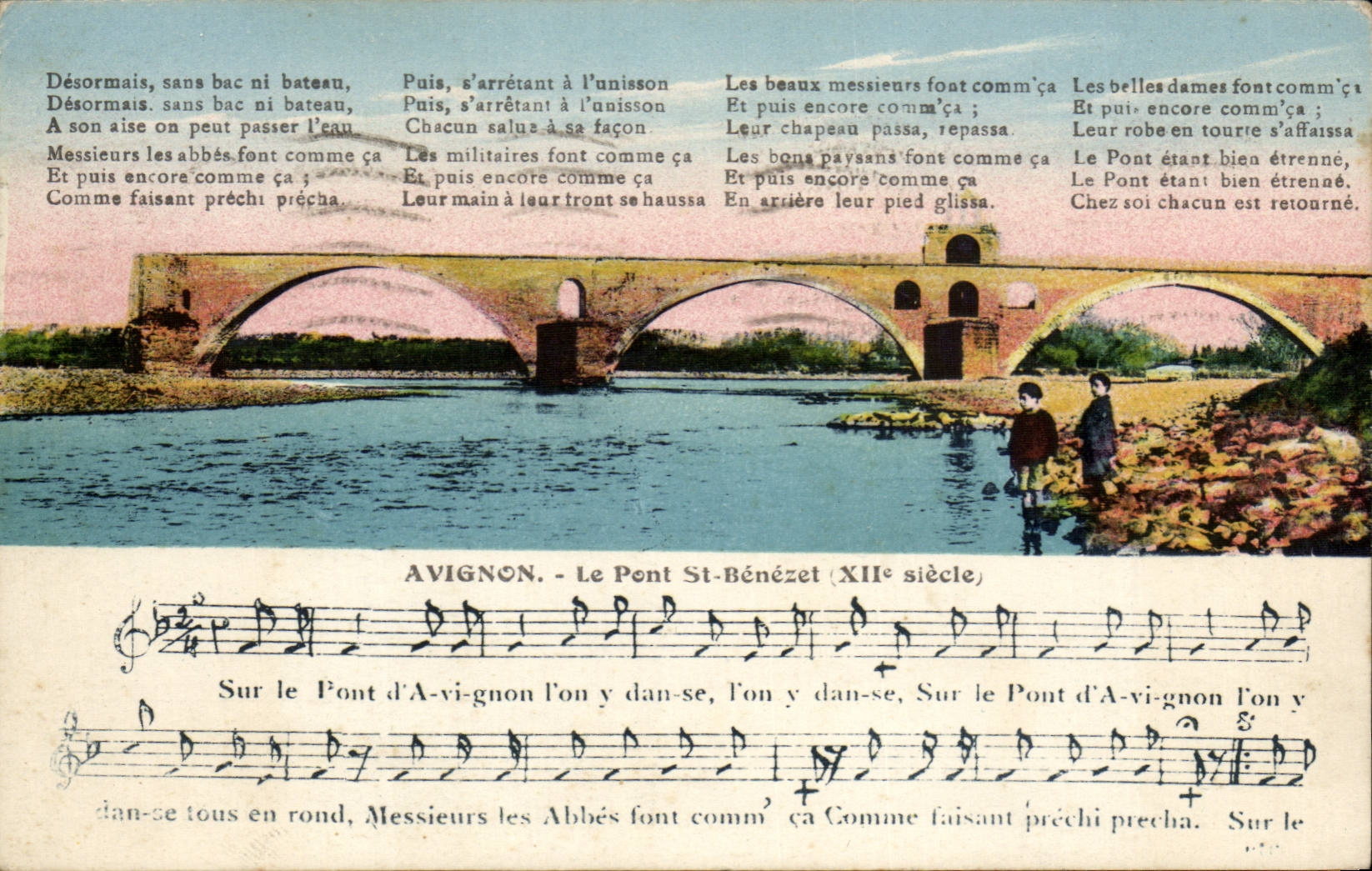 CPA Avignon Le pont St Benezet