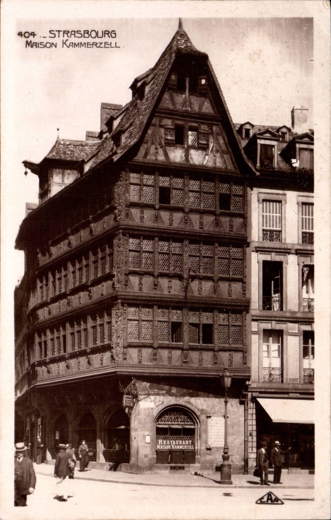 CPA Strasbourg Maison Kammerzell 