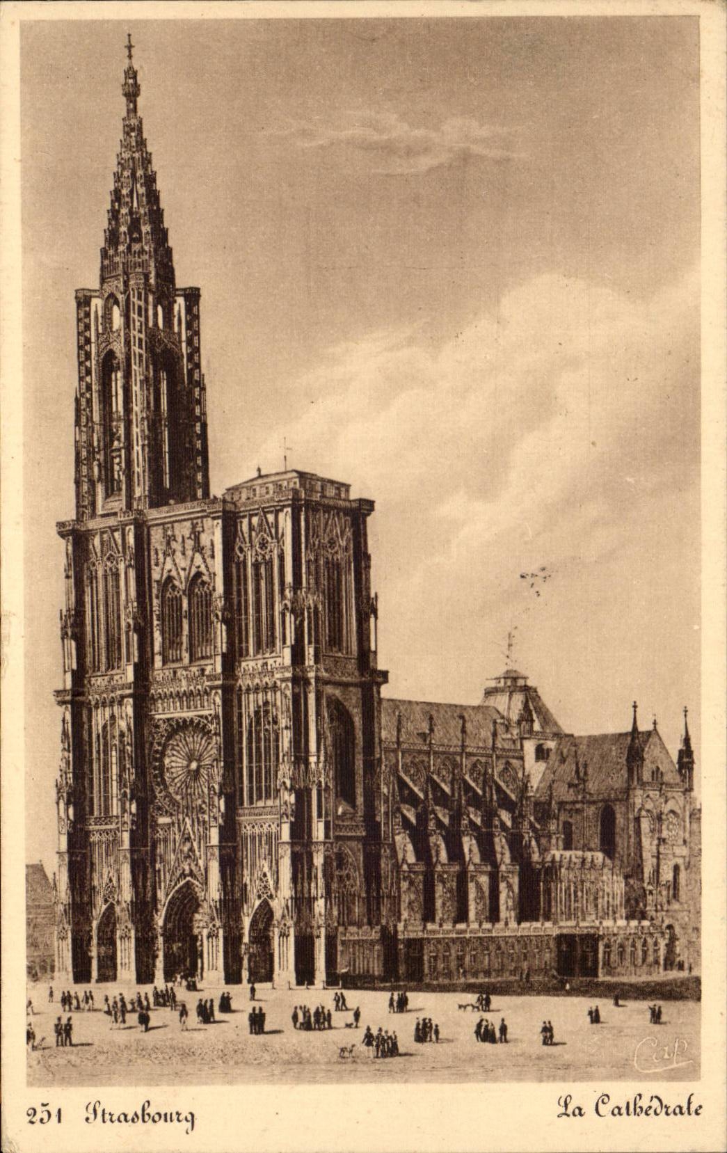 CPA Strasbourg CAthedrale 