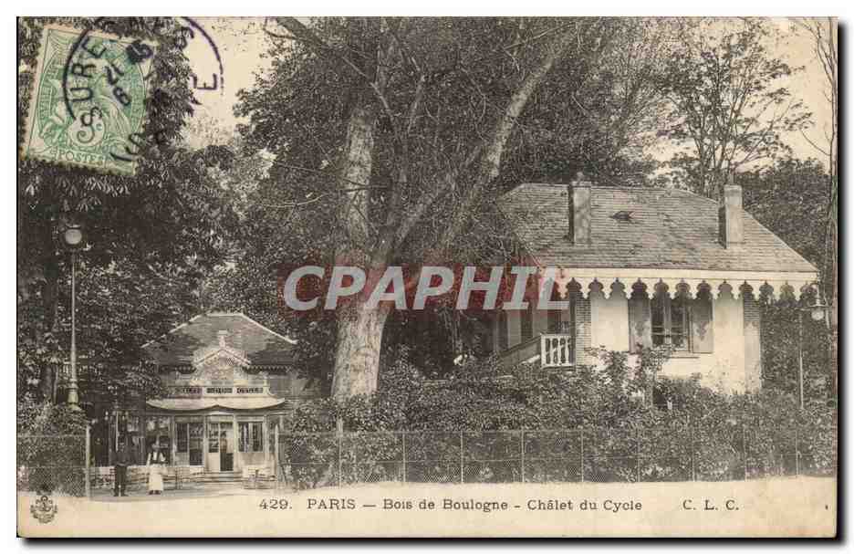Paris - Bois de Boulogne - Châlet du Cycle — C. L. C. n°429