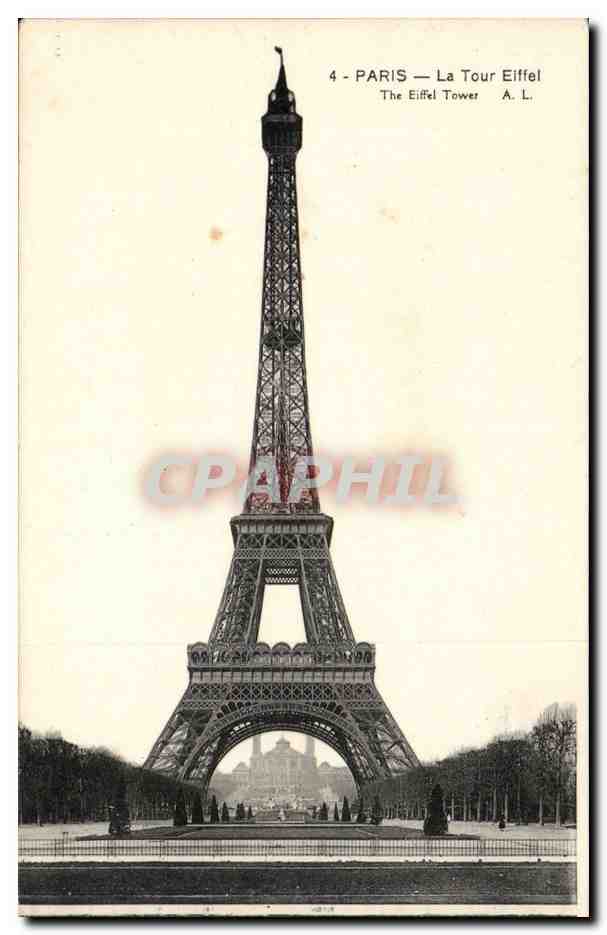 Paris CPA la Tour Eiffel