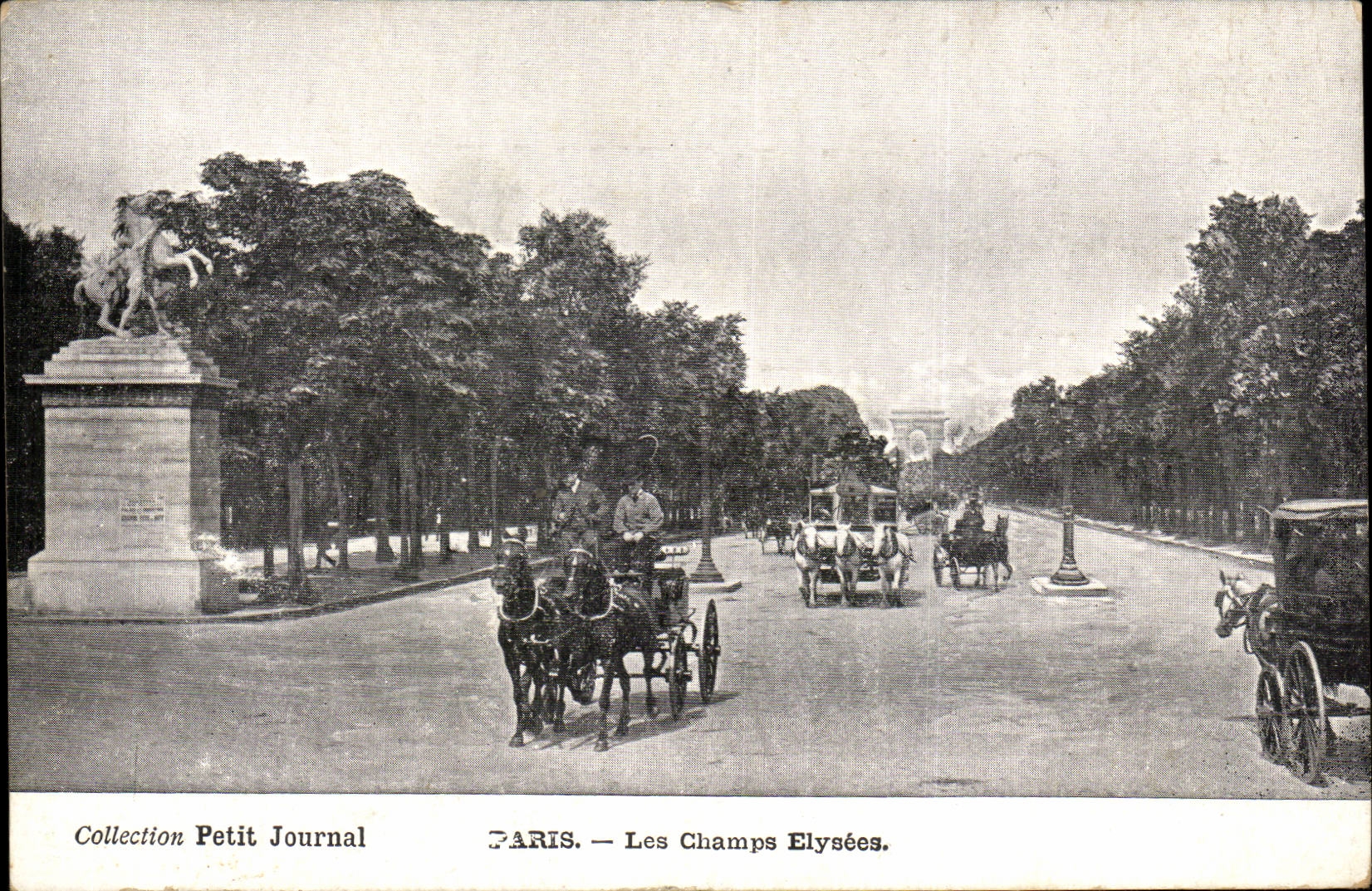 Paris CPA Les Champs Elysees