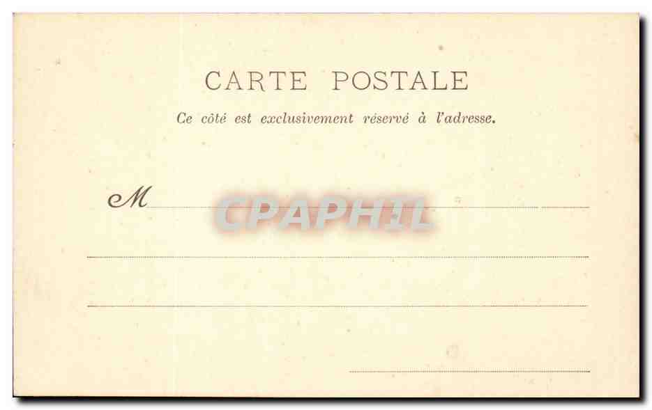 Paris CPA Place de la Bastille — Verso