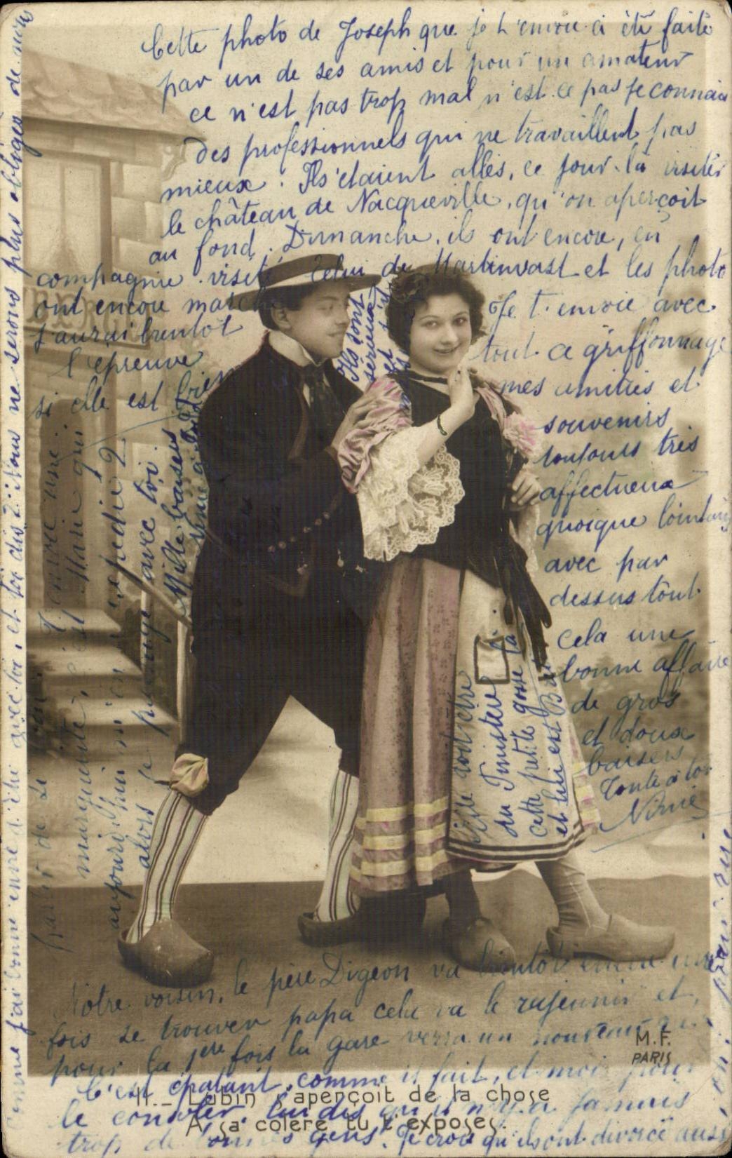 CPA Fantaisie Femme 