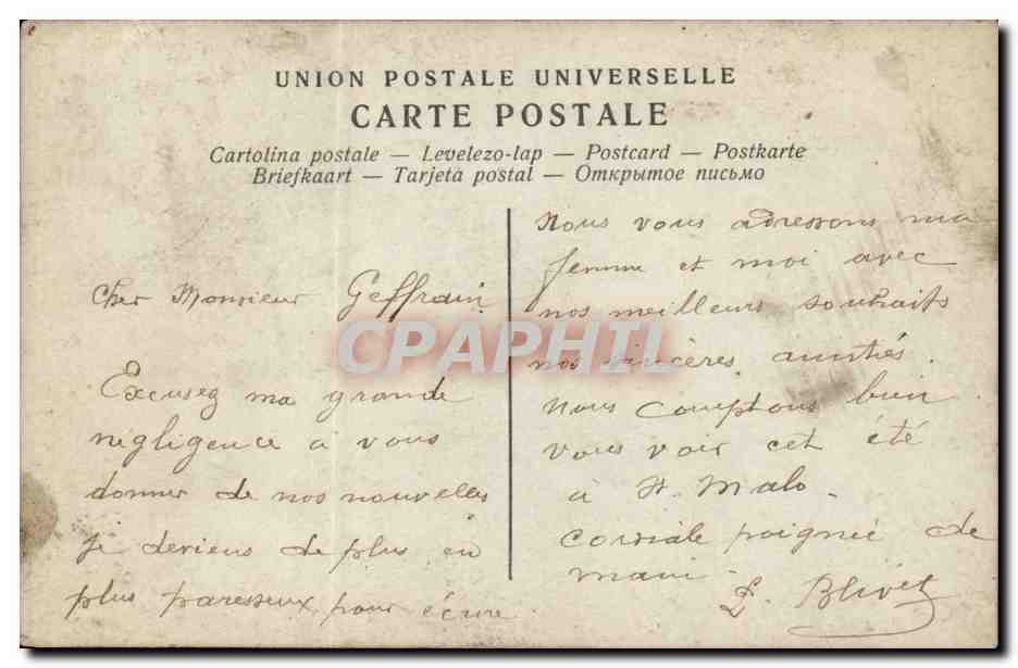 Femme en robe verte — 'Vive la Sainte Paul' — Paris, Série 46 — Reverso