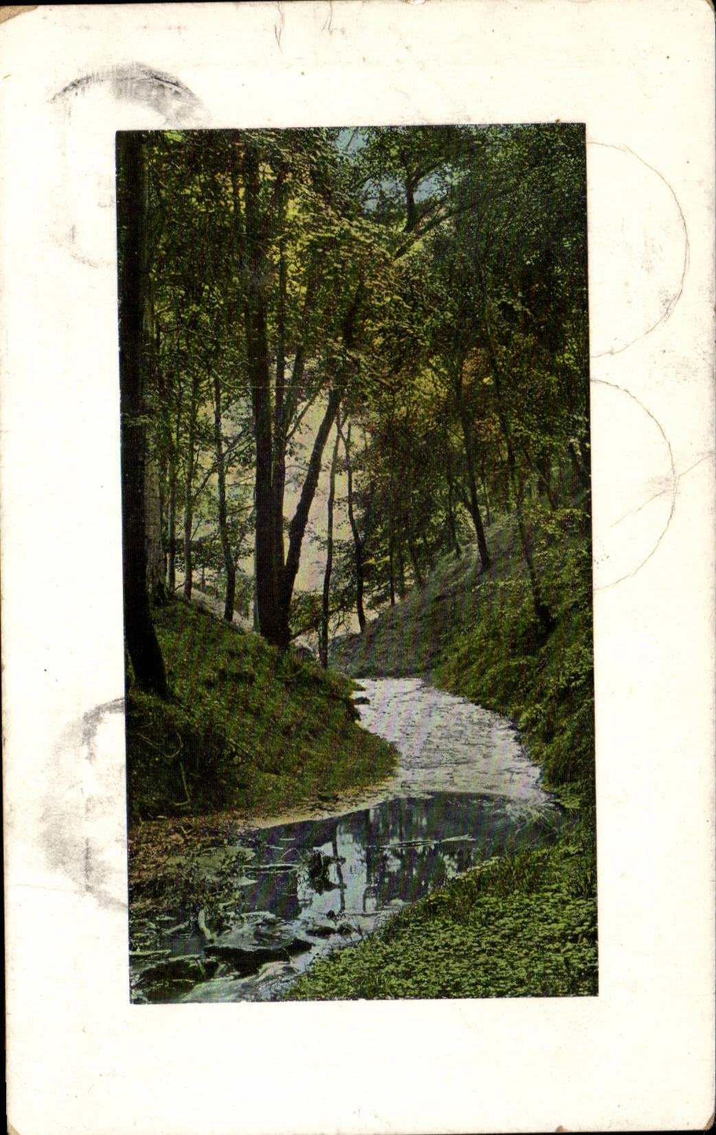 CPA Fantaisie Paysage