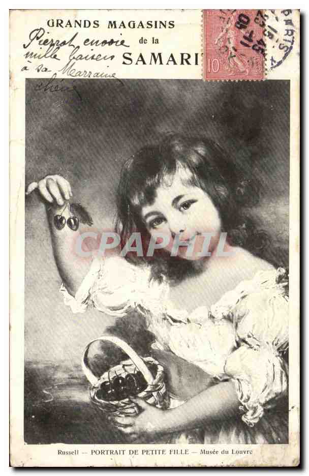 CPA FAntaisie Enfant Musee du Louvre