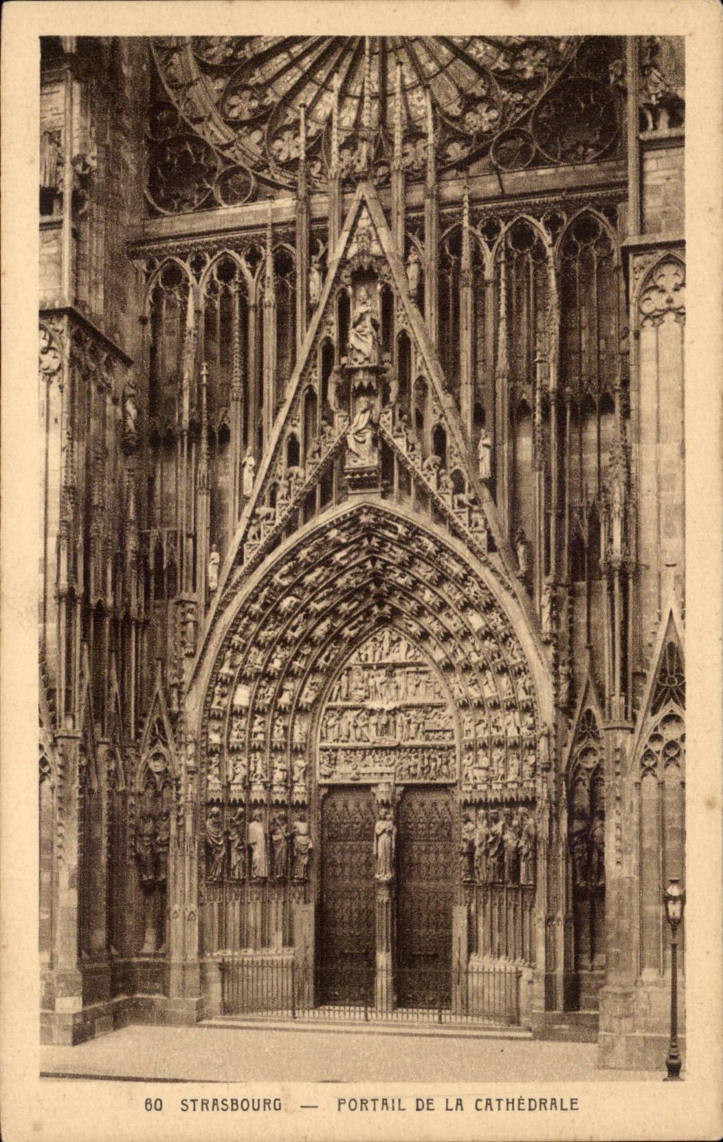 Strasbourg CPA Portail de la cathedrale