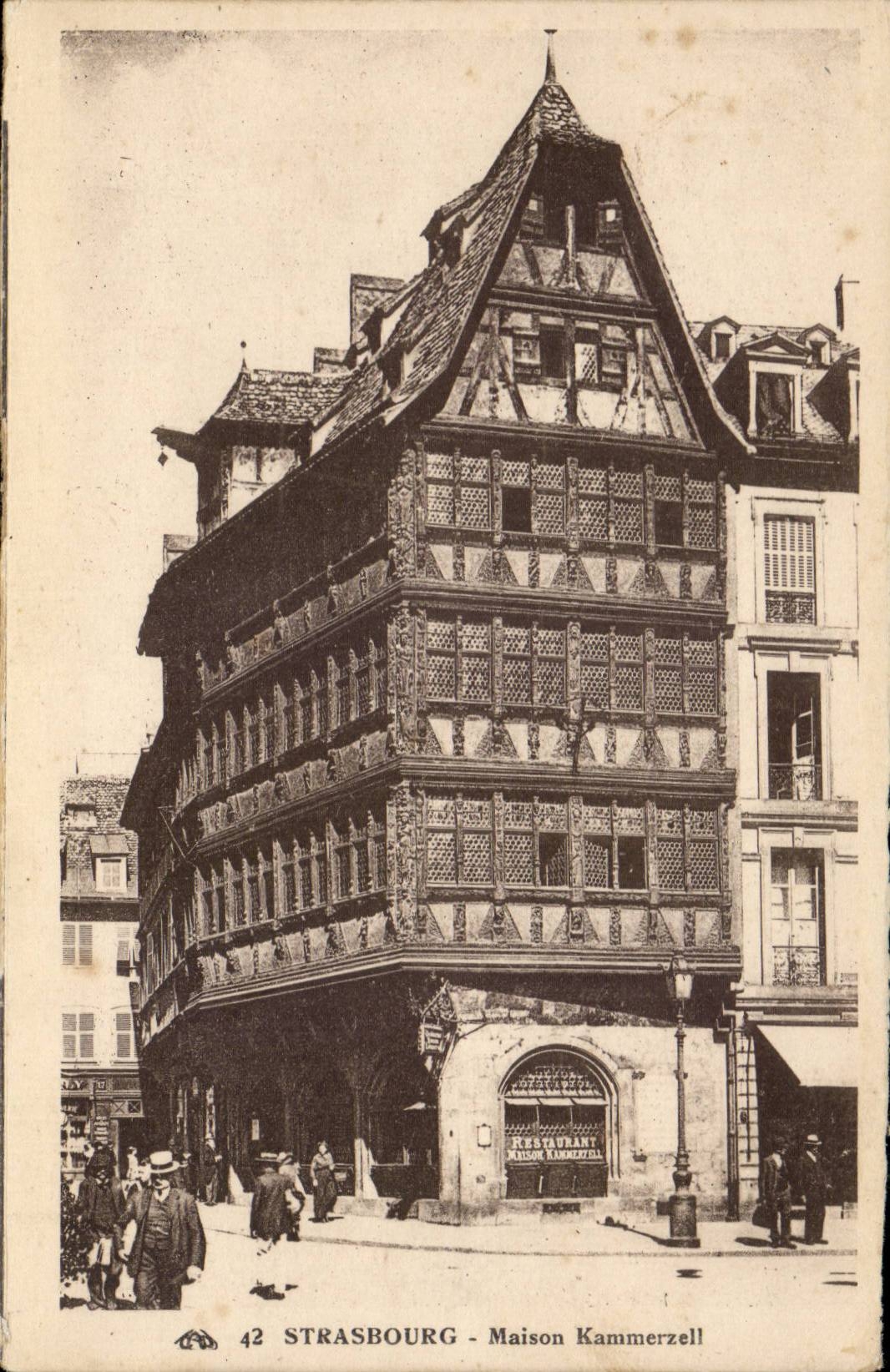 Strasbourg CPA Maison Kammerzell