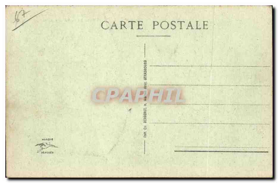 Strasbourg CPA Cathedrale — Verso
