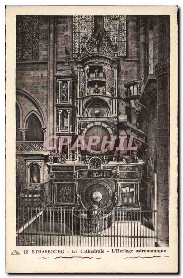 Strasbourg CPA Cathedrale Horloge astronomique