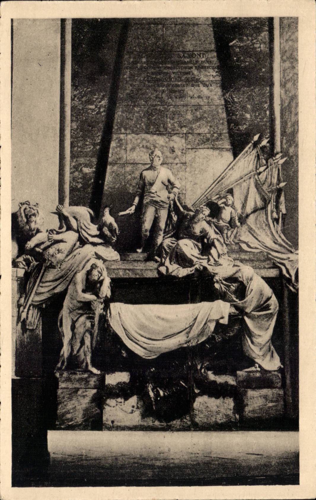 Strasbourg CPA Mausolee du Marechal de Saxe a l'eglise Saint Thomas
