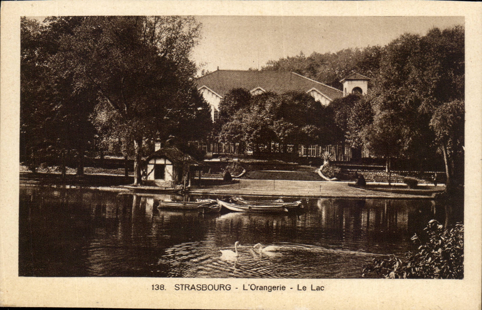 Strasbourg CPA L'orangerie Le lac