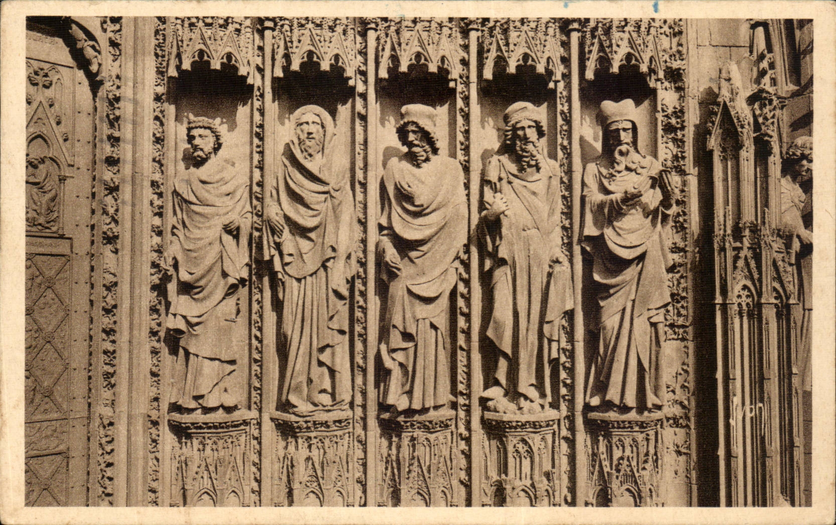 Strasbourg CPA Cathedrale Les prophetes