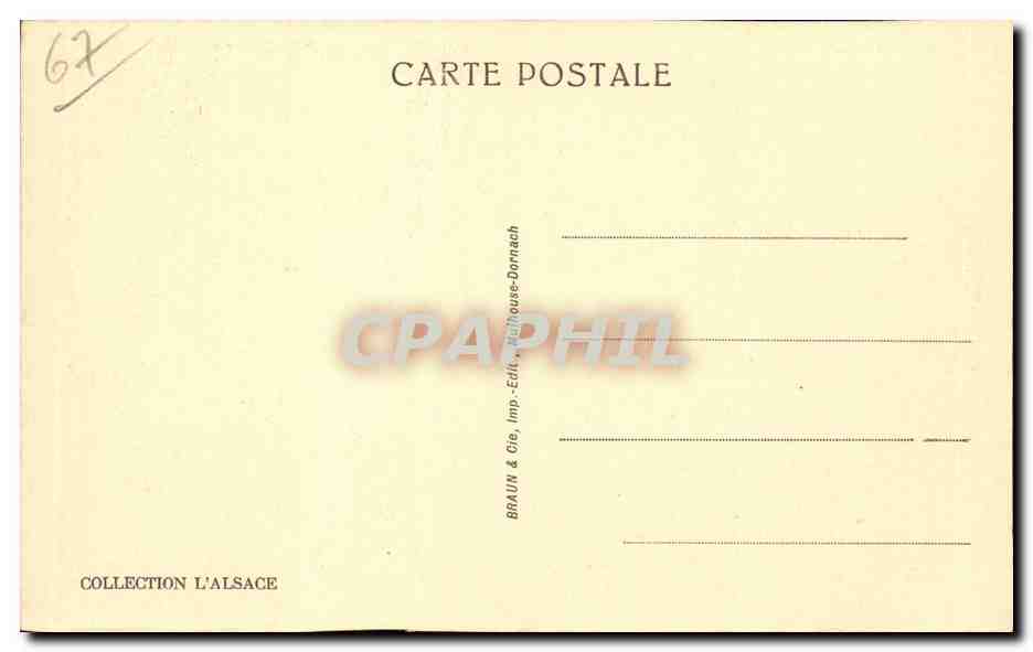 Strasbourg CPA Place Gutenberg Tramway — Verso