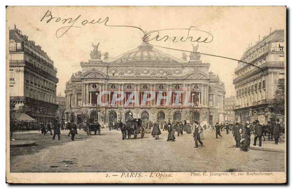 Paris CPA L'opera
