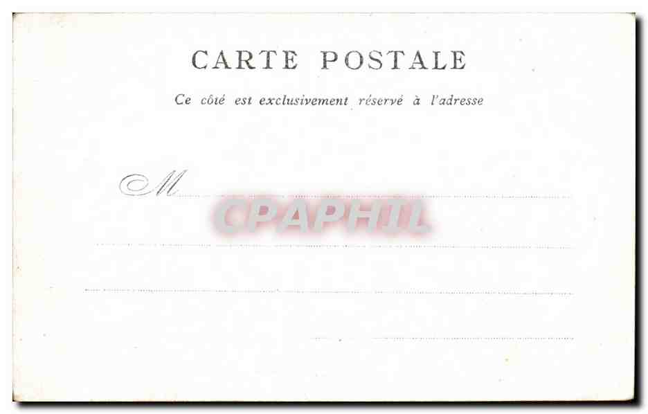 Paris CPA L'opera  — Rückseite