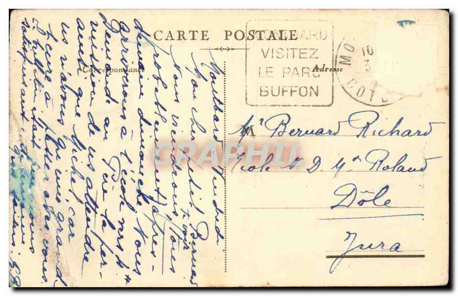 Paris CPA L'opera  — Rückseite