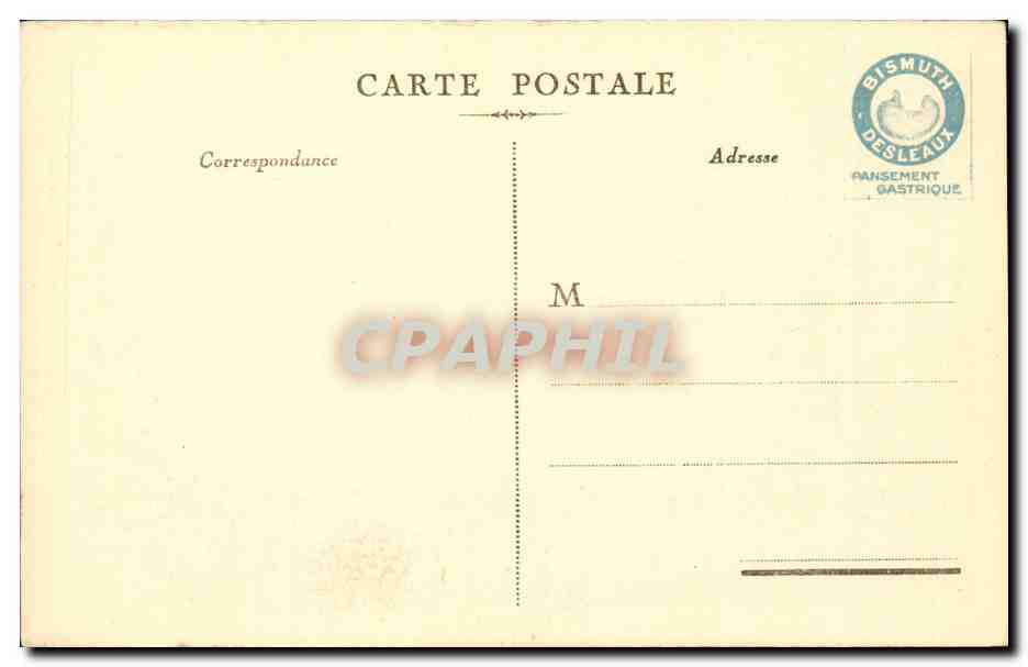 Paris CPA Opera — Rückseite