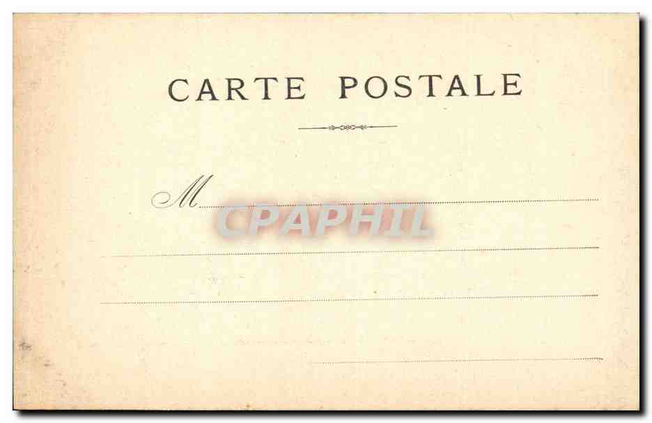 Paris CPA Opera — Rückseite