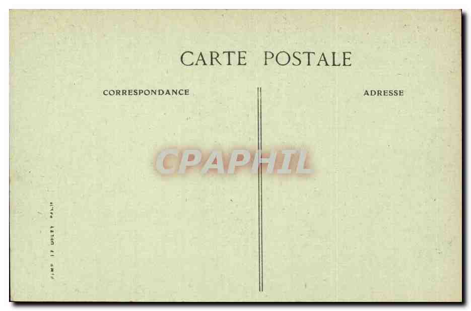 Paris CPA Le lion de Belfort Place Denfert Rochereau — Rückseite