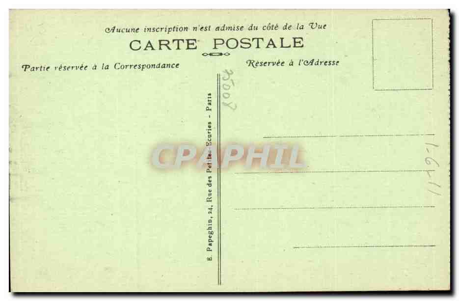 Paris CPA Grand palais — Verso