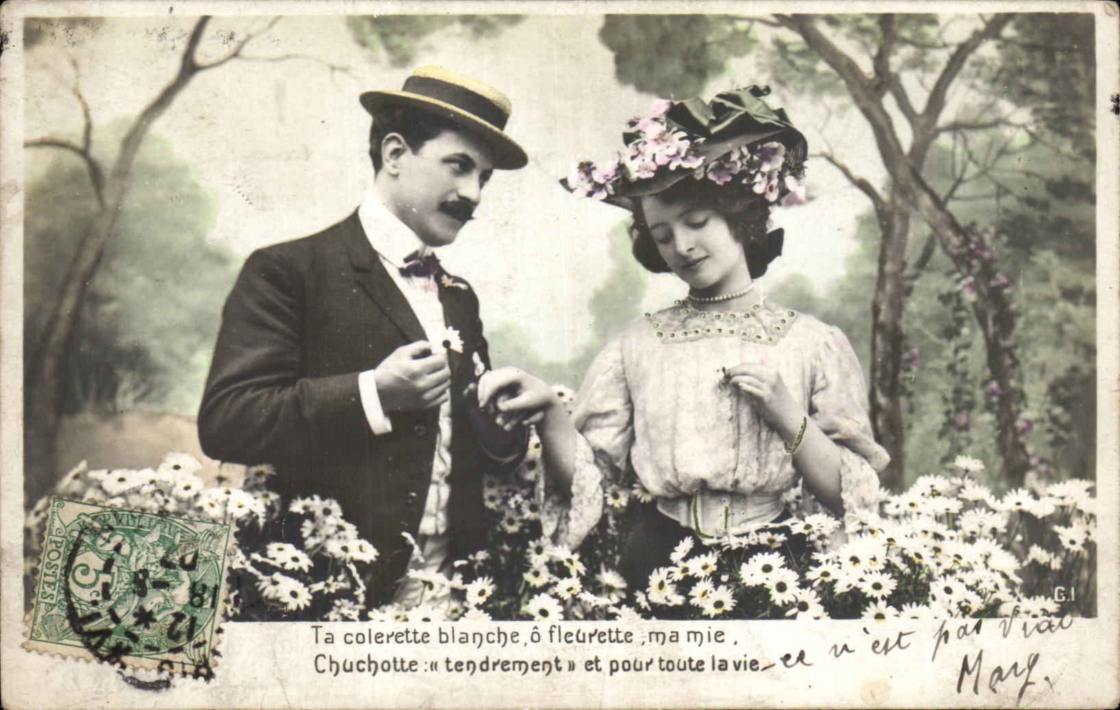 CPA Fantaisie Femme