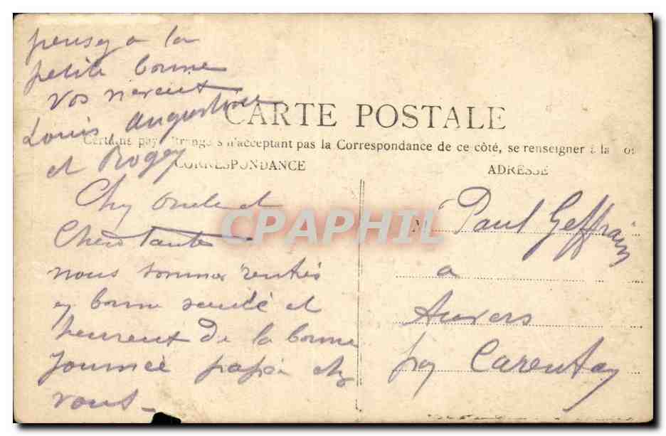 CPA Fantaisie Enfant  — Rückseite