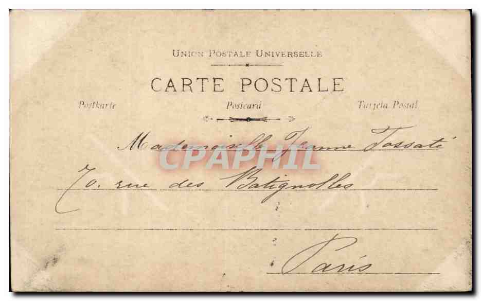 Olympia — S.I.P. — G. Gallois, Paris — Rückseite