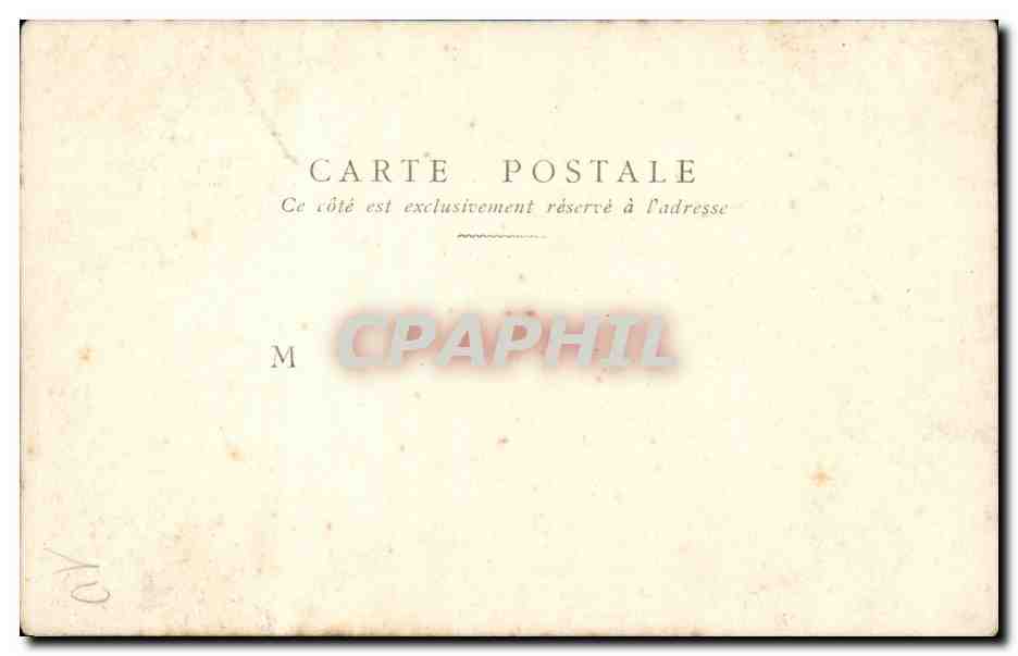 CPA Fantaisie Femme oeuf — Verso