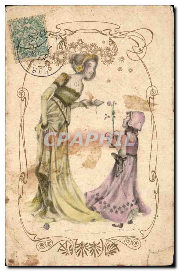 CPA Fantaisie Femme 
