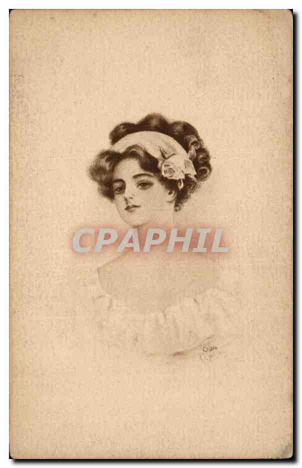 CPA Fantaisie Femme 
