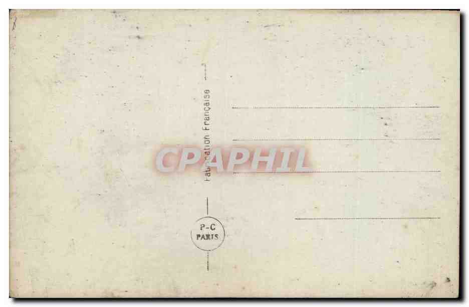 CPA Fantaisie Femme — Verso