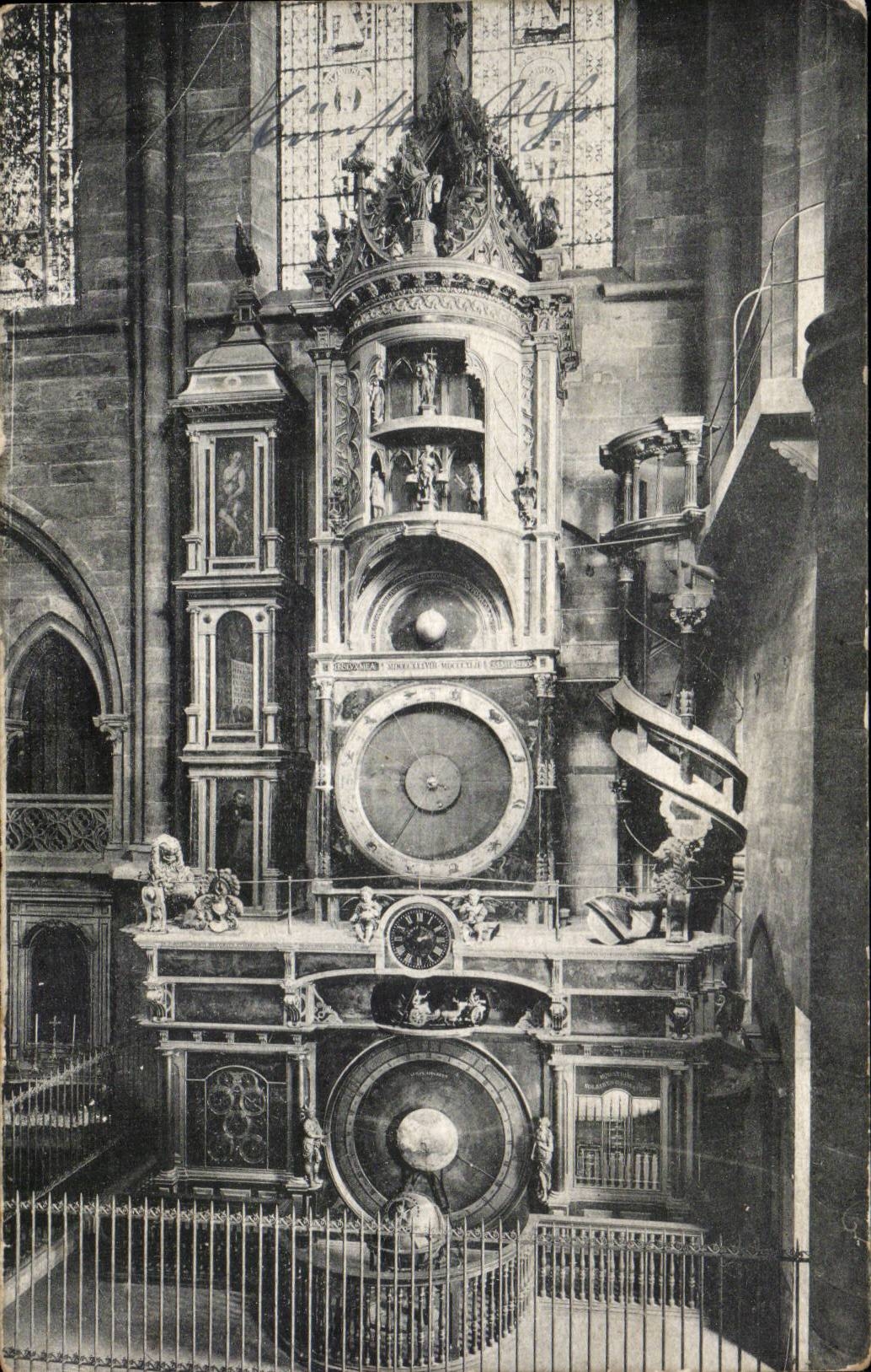 Strasbourg CPA Horloge astronomique