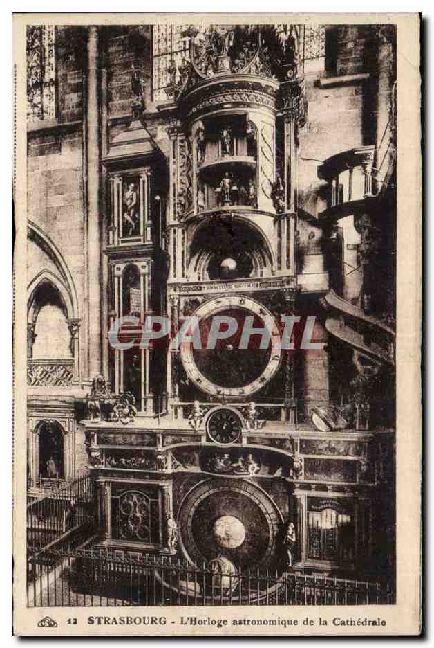 Strasbourg CPA Horloge astronomique de la cathedrale
