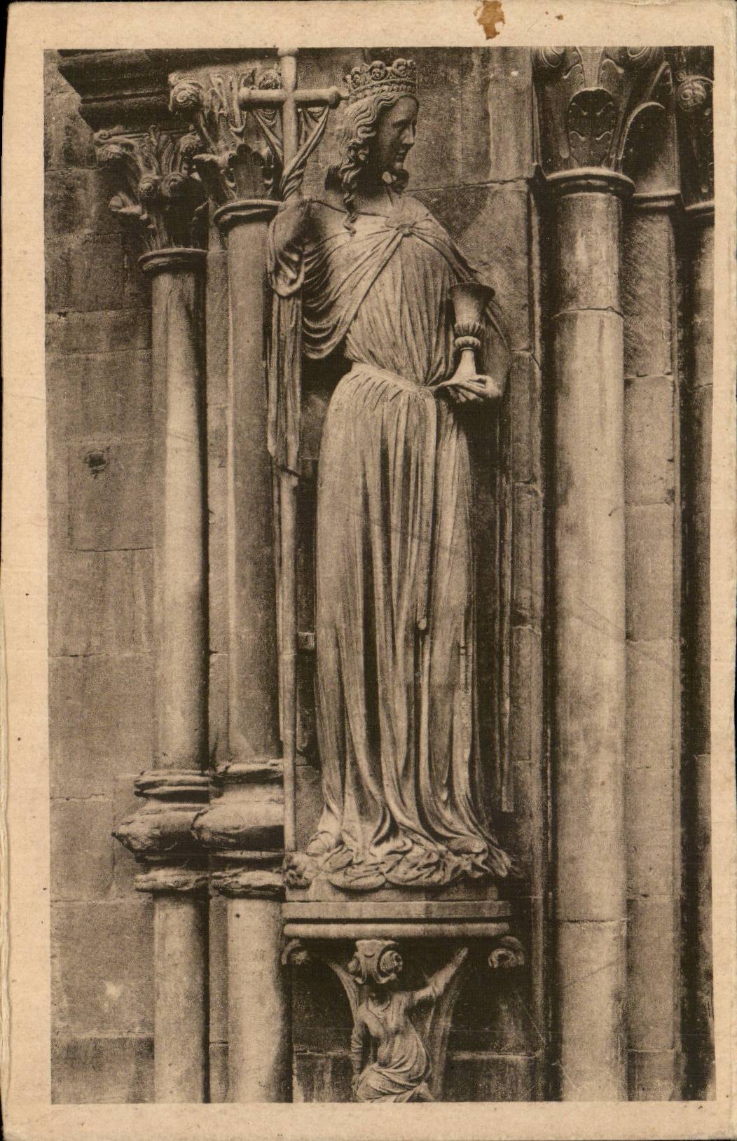 Strasbourg CPA cathedrale Couronnement de la vierge