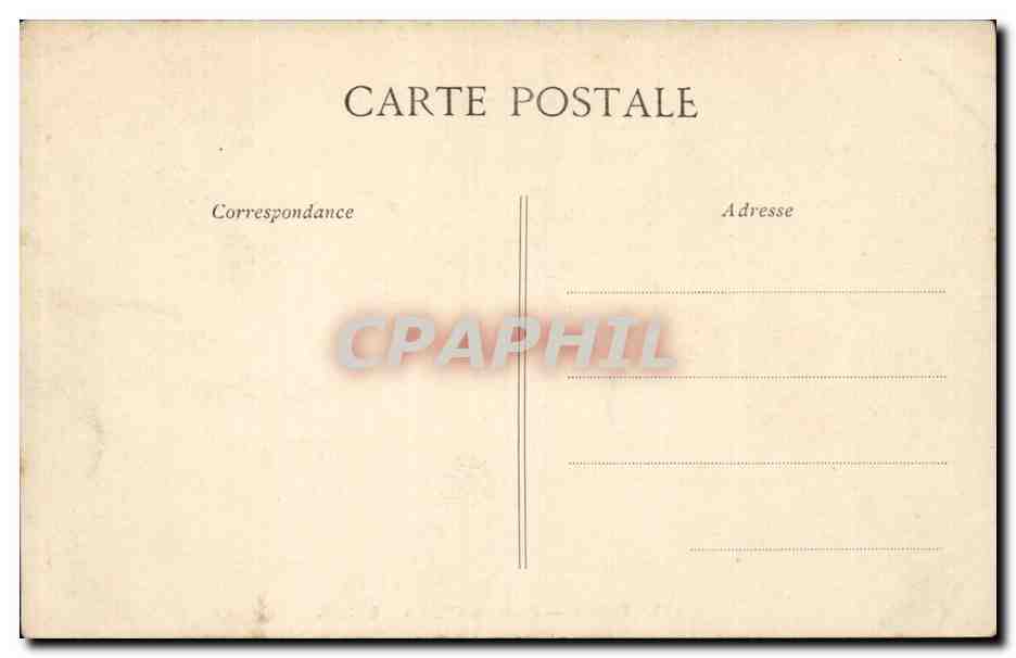 Paris CPA Opera Place — Rückseite