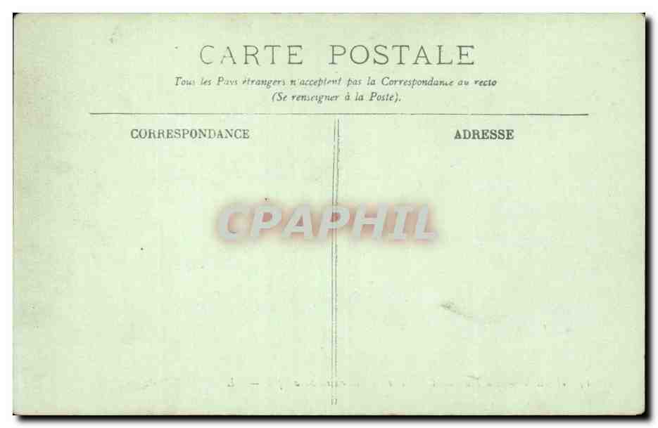 Paris CPA place du Chatelet et le boulevard SEbastopol — Rückseite