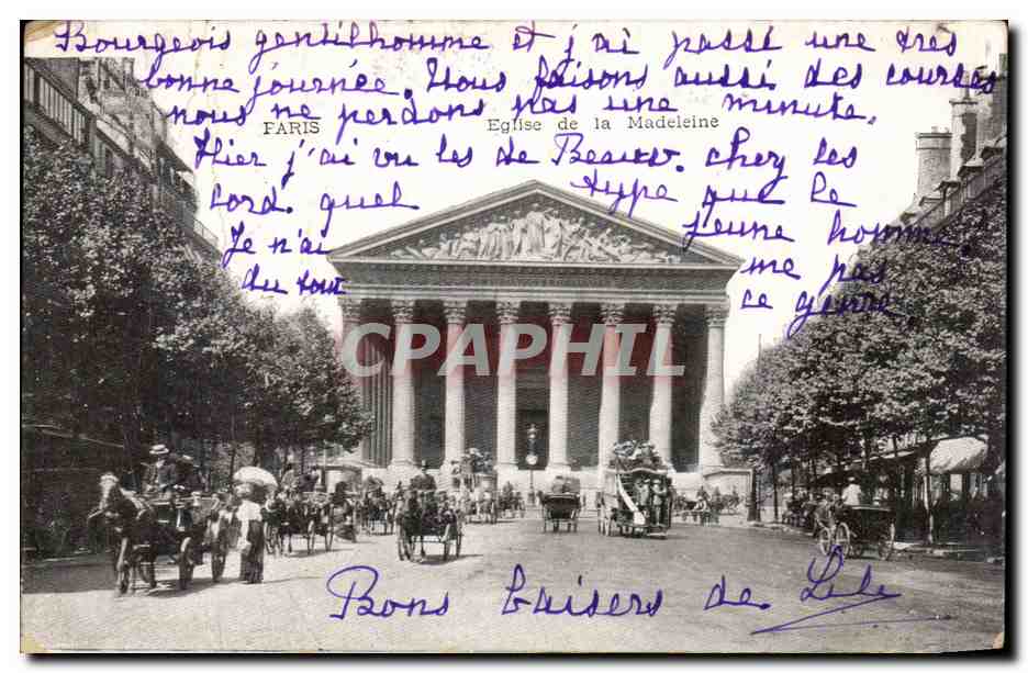 Paris CPA Eglise de la Madeleine