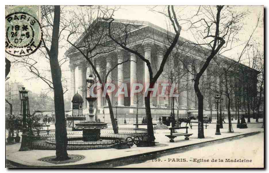 Paris CPA Eglise de la Madeleine