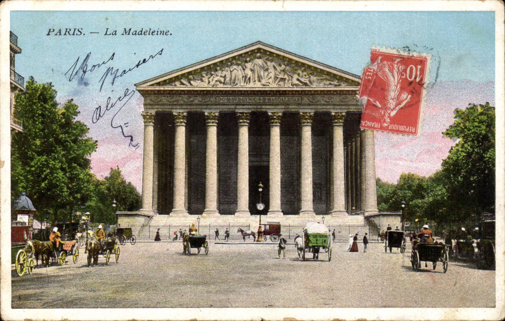 Paris CPA Eglise de la Madeleine 