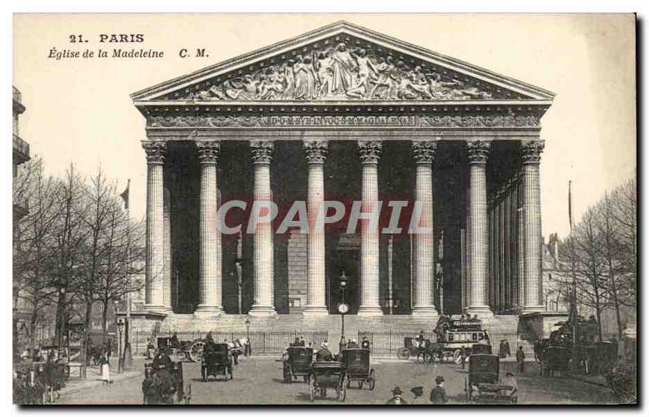 Paris CPA Eglise de la Madeleine 
