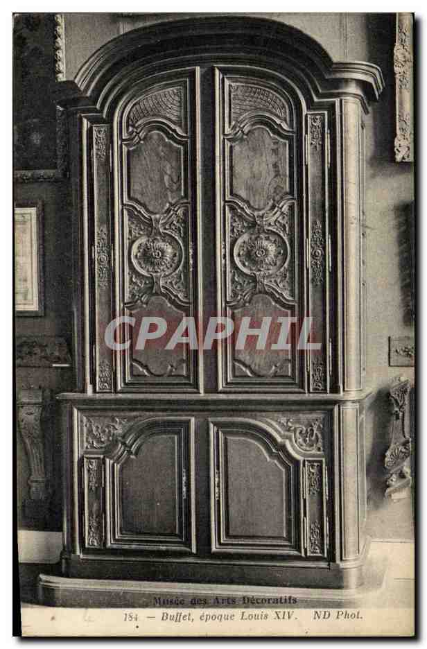 Paris CPA Musee des arts decoratifs Buffet Epoque Louis XIV