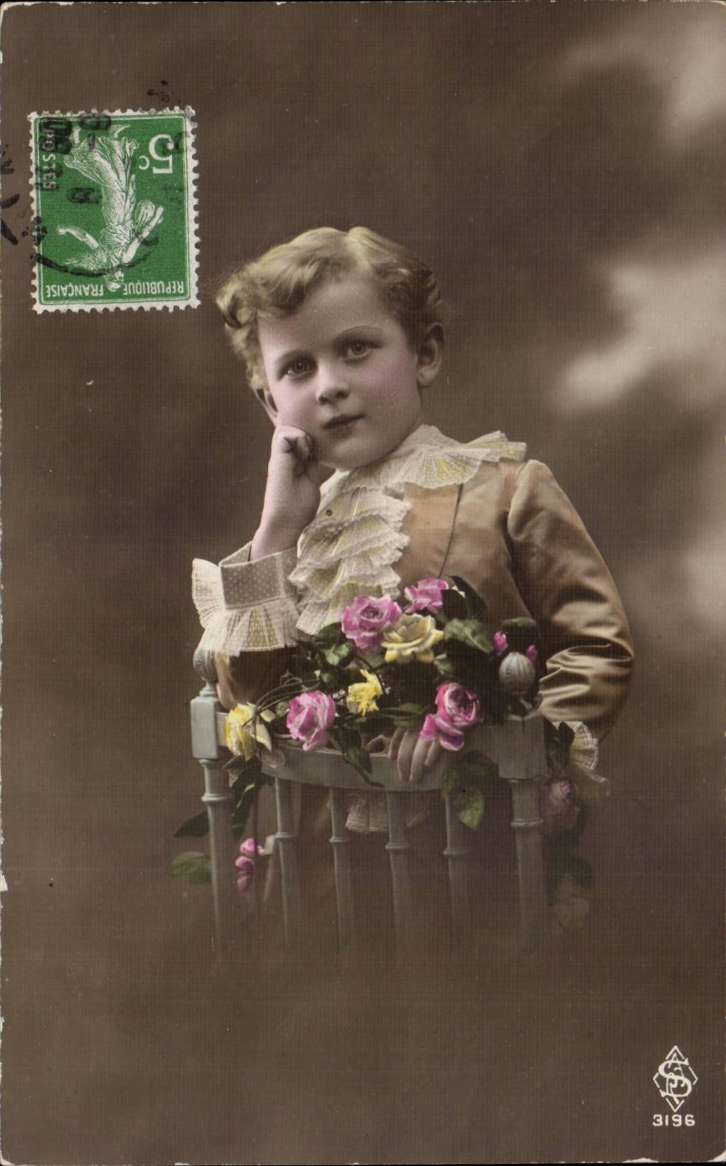 CPA Fantaisie Enfant Garcon