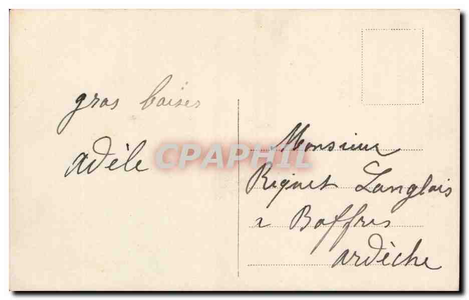 CPA Fantaisie Enfant Garcon — Rückseite