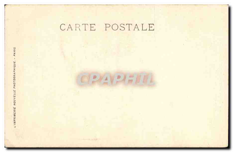 CPA Fantaisie Musee de Chantilly Souvenir de la campagne de Rosette Marilbat — Verso
