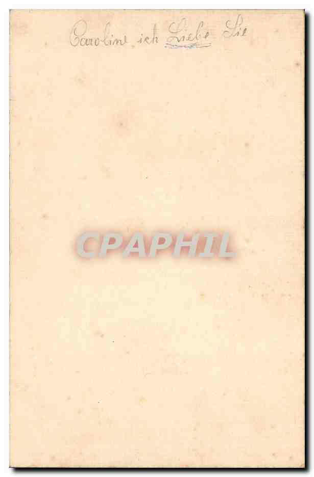 CPA Fantaisie Fleur Rose — Verso
