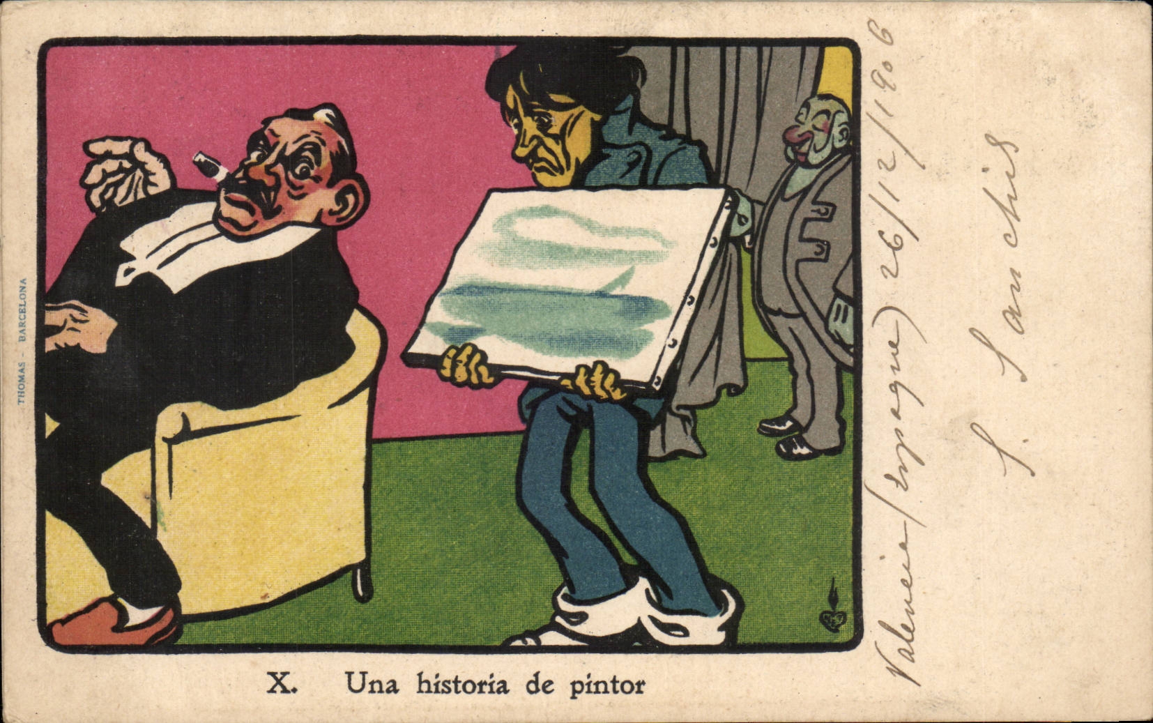X. Une historia de pintor — Thomas, Barcelona — n° de série X
