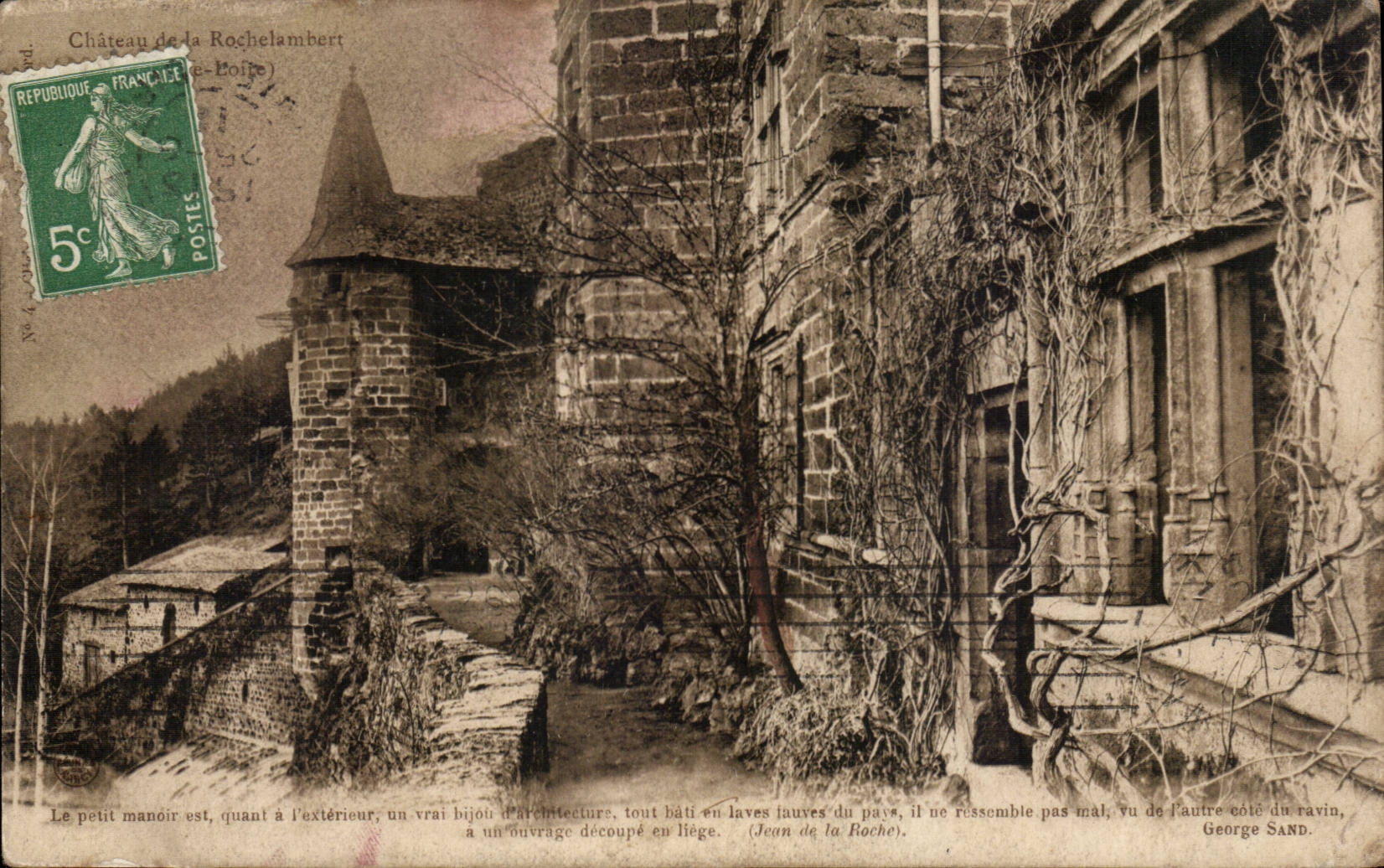 Château de la Rochelambert — vue extérieure — éditeur non visible